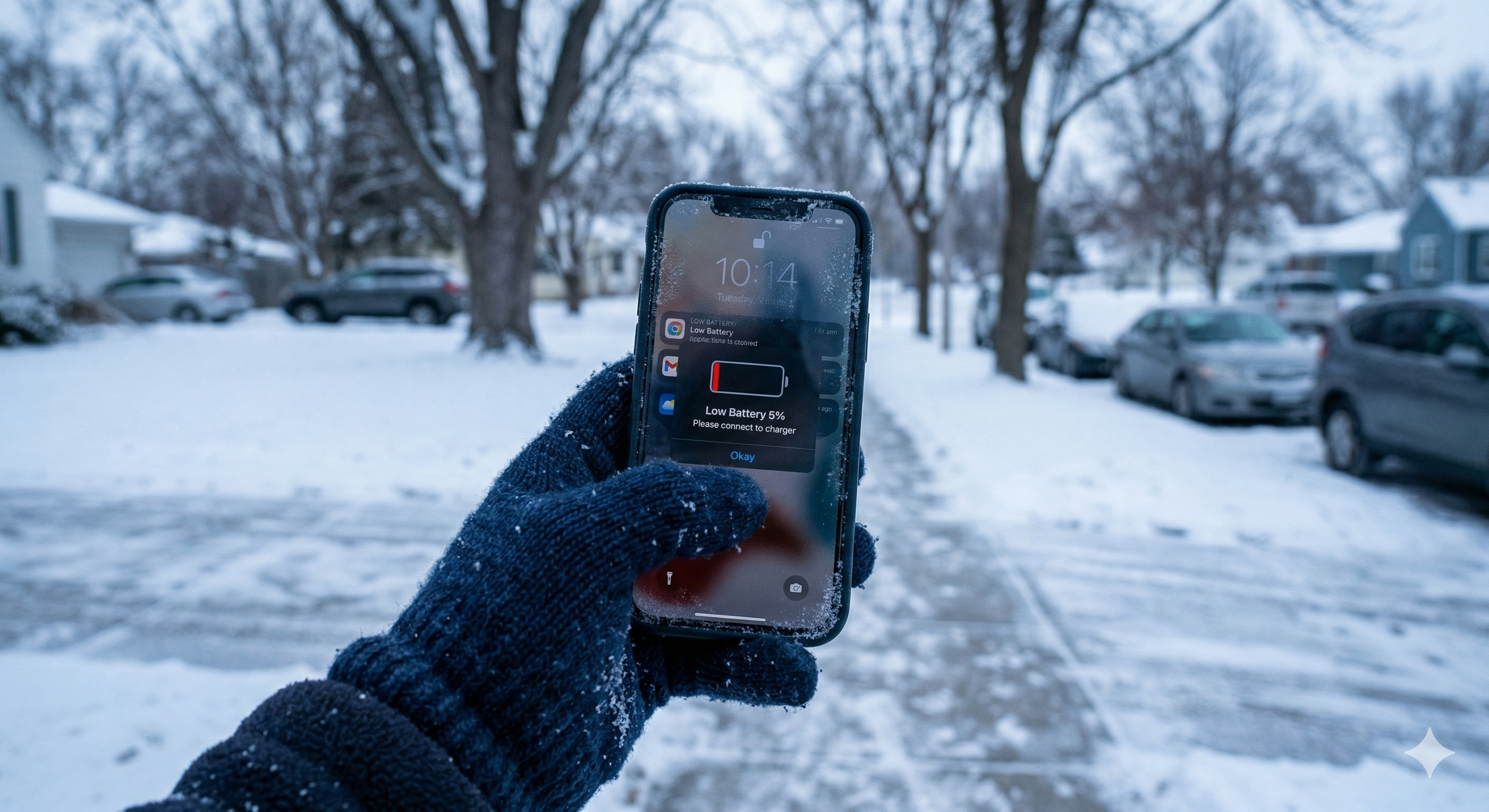 Why Your Phone Battery Dies So Fast in Cold Weather — and the Iowa Winter Damage Most People Don't Know About